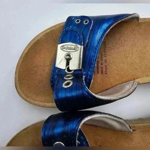 Dr. Scholls Exercise Sandals Navy Blue Womens Size 6.5 - Picture 2 of 8